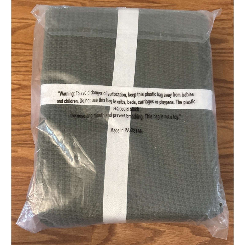 Sonoma Goods For Life The Everyday 100% Cotton Waffle Queen Blanket Olive Green