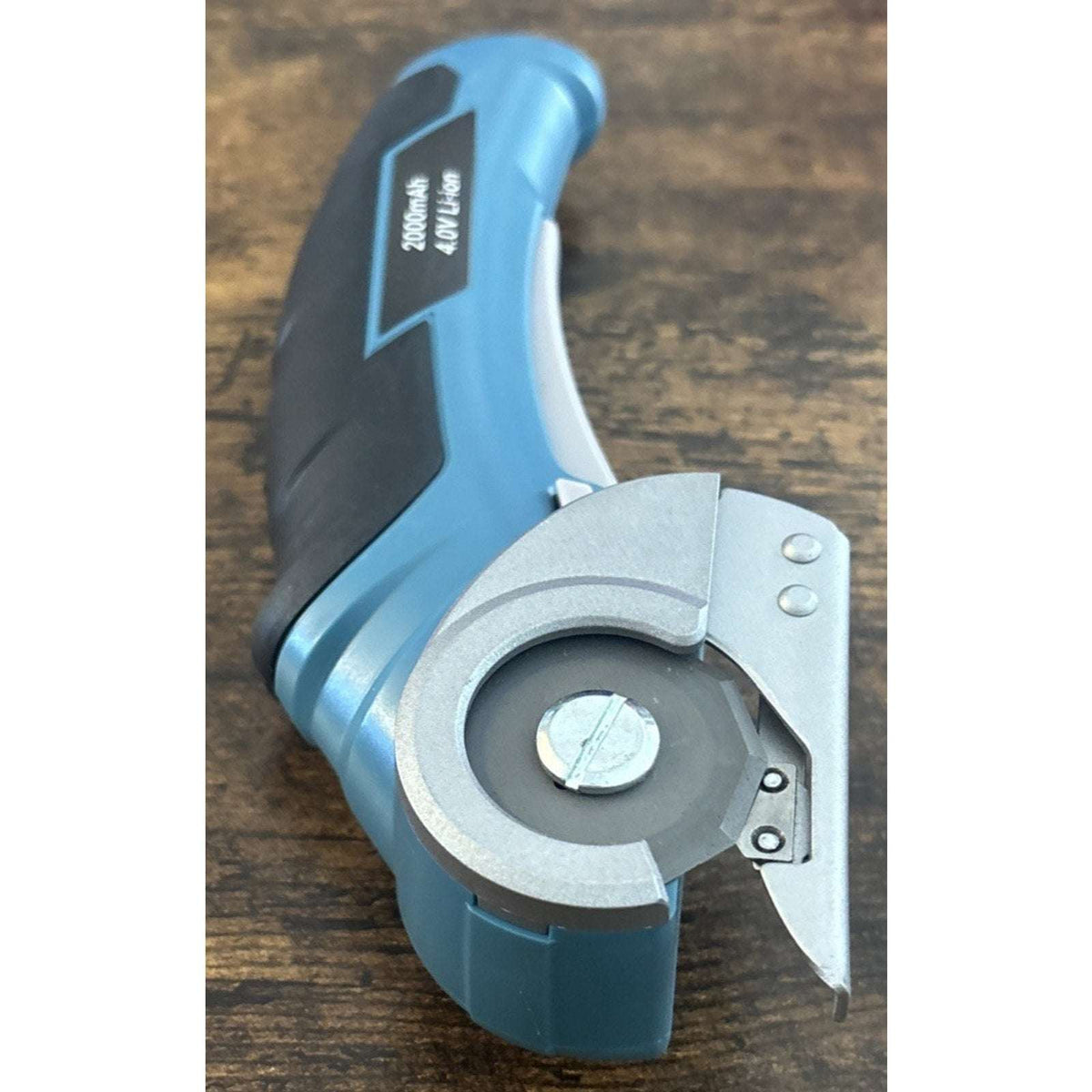 Cordless Electric Scissors 4V Rechargeable Rotary Cardboard Cutter, 2000mAh Bat
