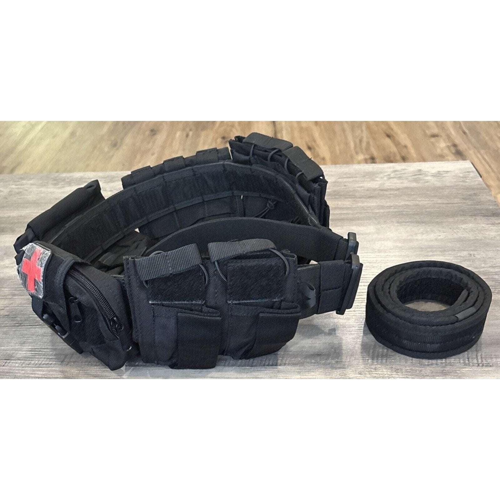 YAKEDA Tactical Duty 7in1 Battle Belt Law Enforcement Police Utility Adjustable