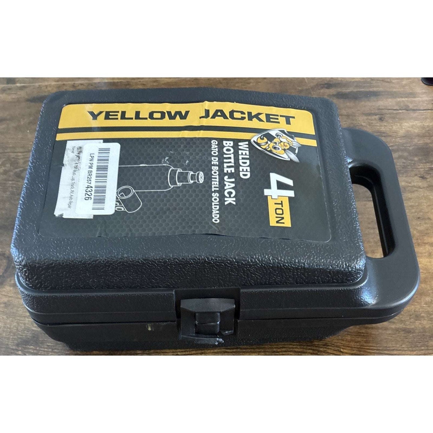 Torin 4Ton (8,000 LBs) Welded Bottle Jack, Yellow Jacket W/ Case, Safety Feature