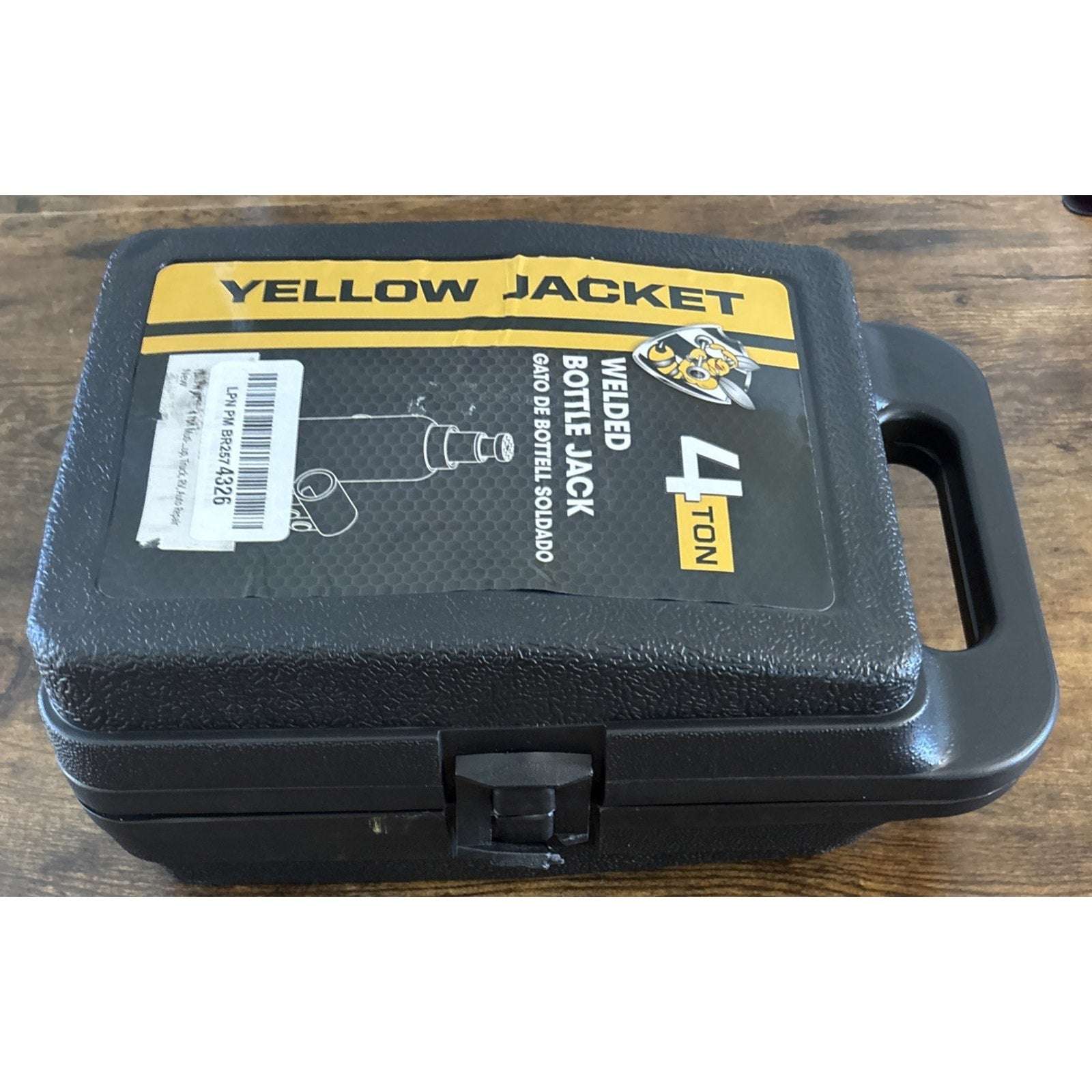 Torin 4Ton (8,000 LBs) Welded Bottle Jack, Yellow Jacket W/ Case, Safety Feature