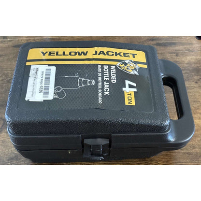 Torin 4Ton (8,000 LBs) Welded Bottle Jack, Yellow Jacket W/ Case, Safety Feature