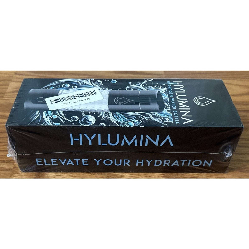 Hylumina Hydrogen Water Bottle Generator 6400PPB SPE/PEM 9.5floz Portable USB-C