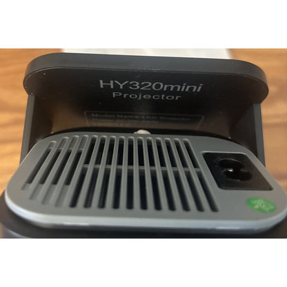 HY320 Mini Ultra HD Android 11 LCD Home Theater Projector Black HDMI USB