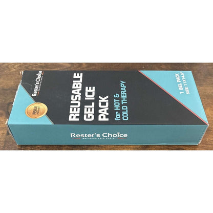 Rester's Choice Reusable Gel Ice Pack for Hot & Cold Therapy 11x14.5" Flexible