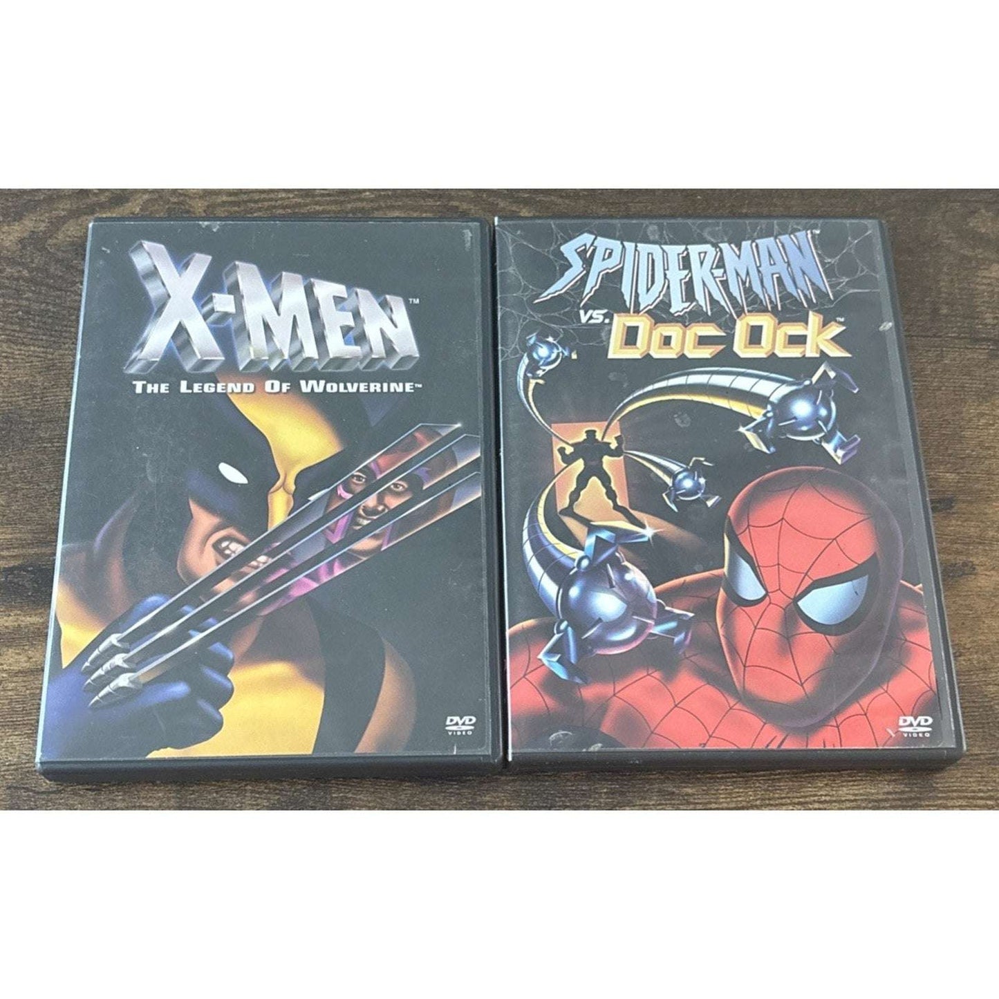 Spider-Man vs. Doc Ock (DVD, 2004) & X-Men The Legend of Wolverine (DVD, 2003)