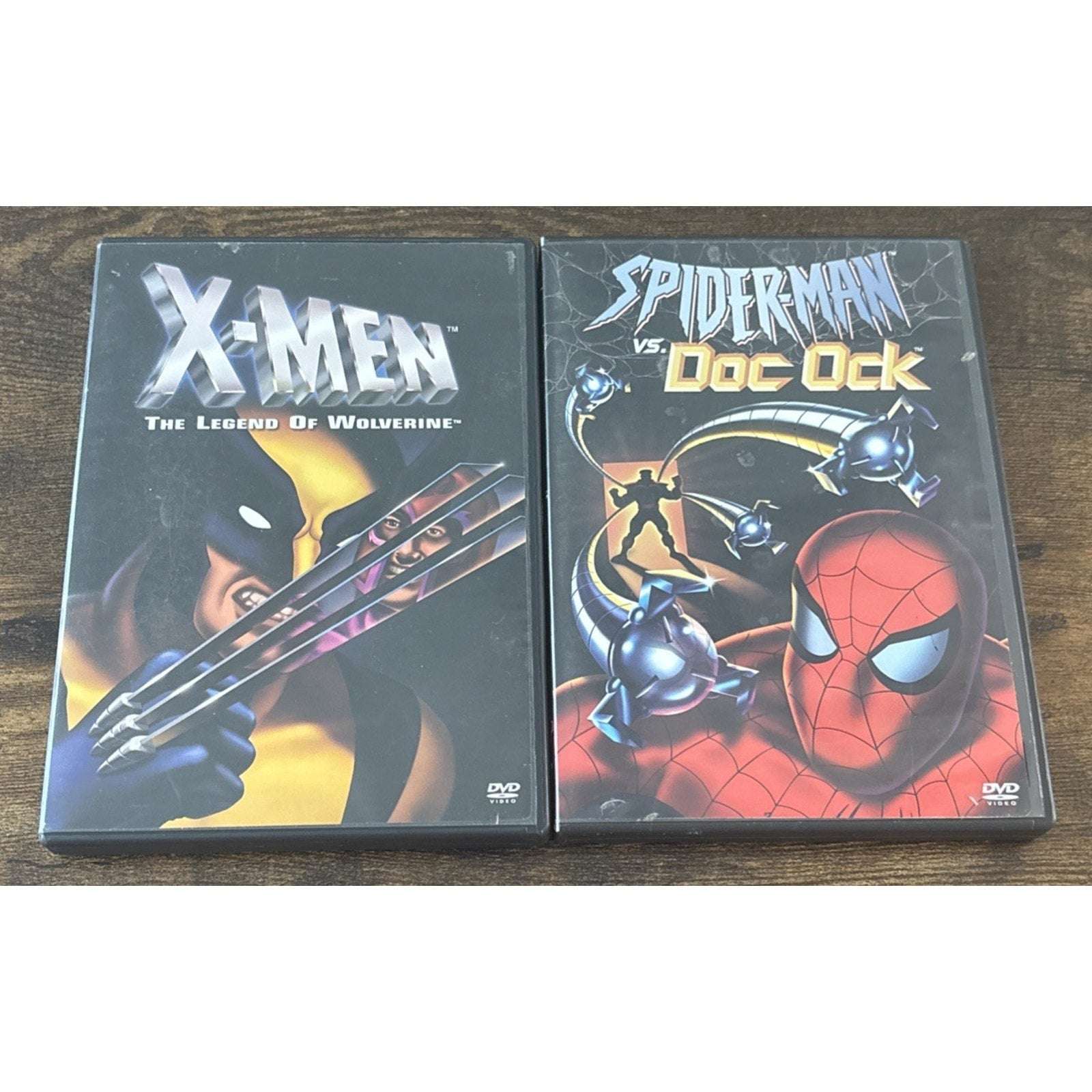 Spider-Man vs. Doc Ock (DVD, 2004) & X-Men The Legend of Wolverine (DVD, 2003)