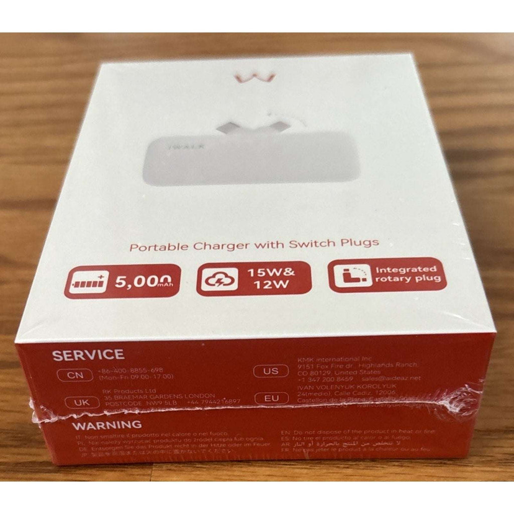 iWalk LinkPod 5000mAh Power Bank for iPhone16/15/14/13/12/11 Ser. Samsung S25/24