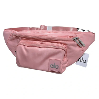 Alo Yoga Explorer Fanny Pack Ballet Pink Adjustable Strap Crossbody Belt Bag