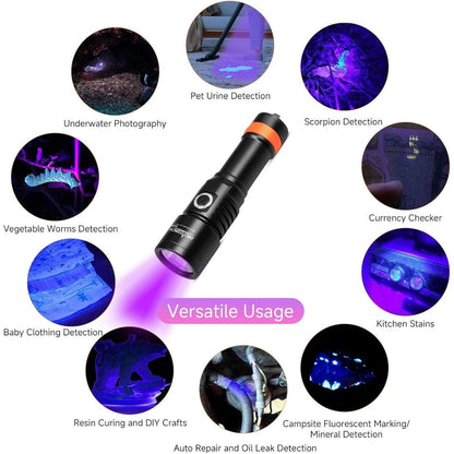 OrcaTorch D530-UV Scuba Diving Underwater Video & Photography UV Dive Light Kit