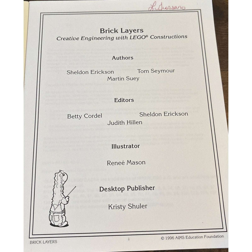 Brick Layers: Creative Engineering With Lego Constructions - AIMS Grades 4-9