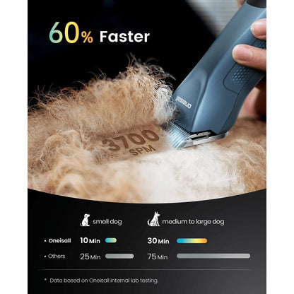 oneisall Cordless Professional Dog Grooming Clippers PC14 Pet Grooming Set - NEW