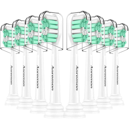 9Pk Replacement Toothbrush Heads Comp w Philips Sonicare Diamondclean, FlexCare+