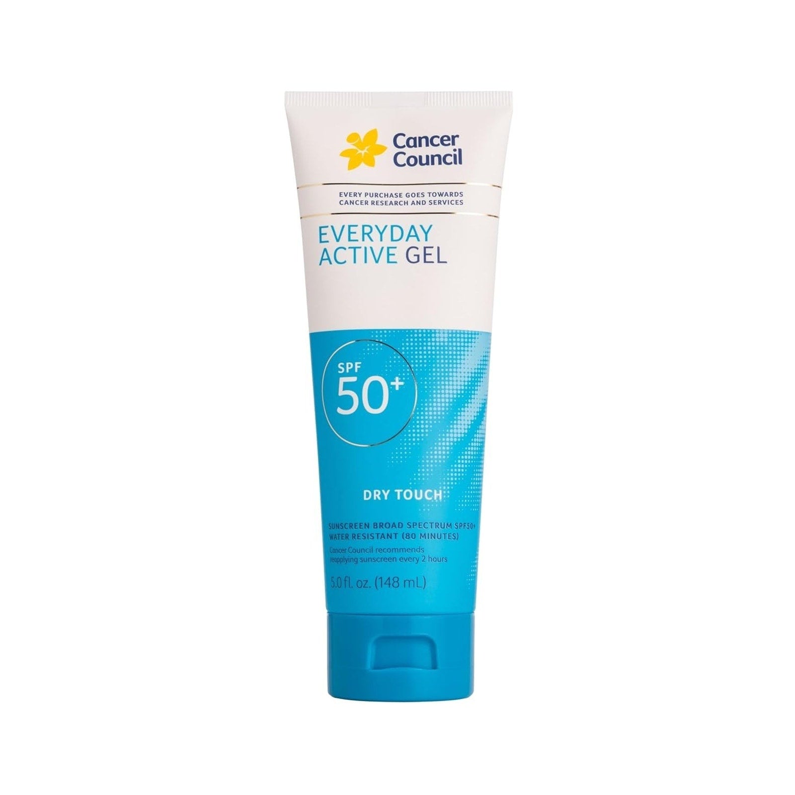 Cancer Council Everyday Active Gel Sunscreen SPF50+ Dry Touch Waterproof 5 oz