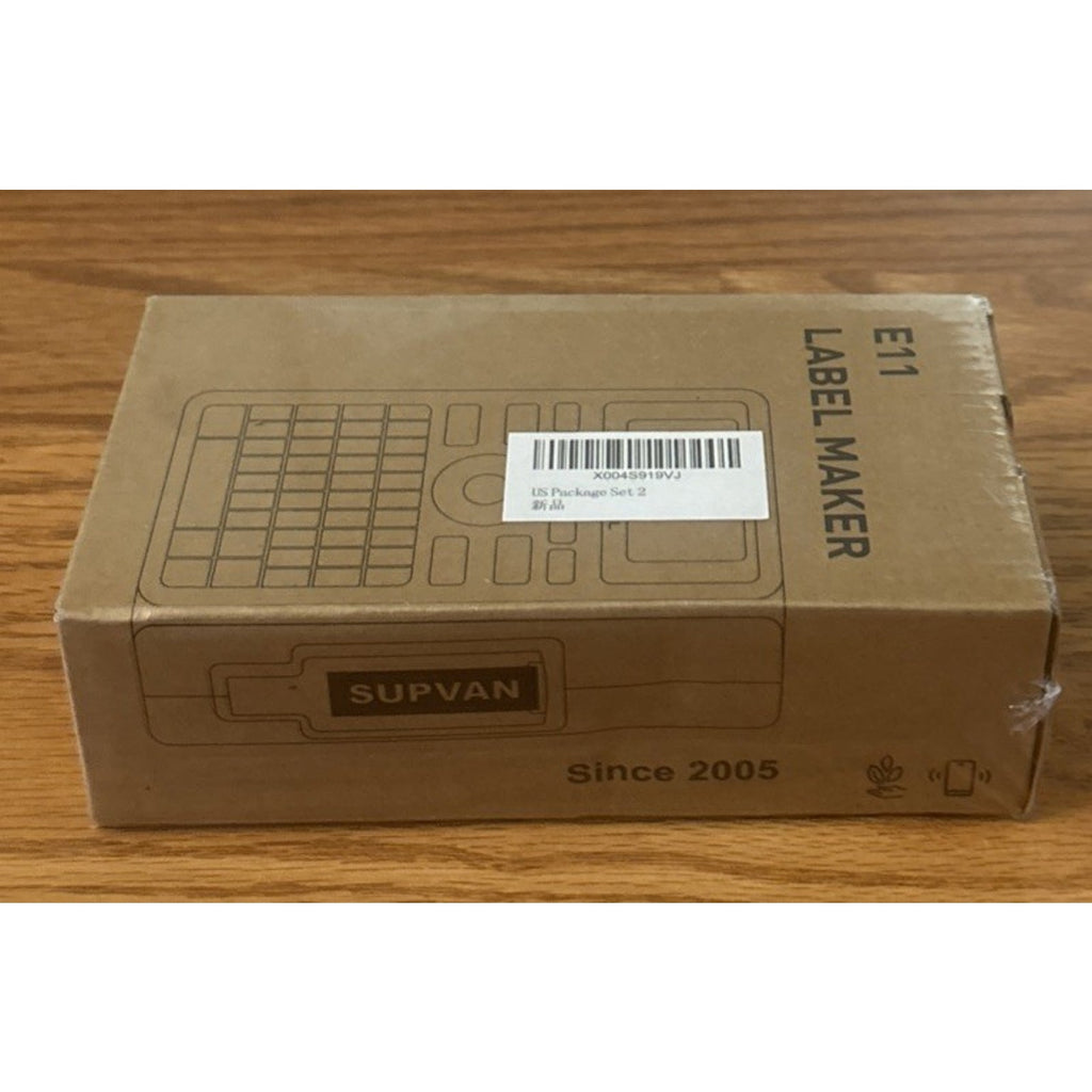 SUPVAN E11 Thermal Inkless Label Maker Bluetooth Keyboard Rechargeable APP Comp