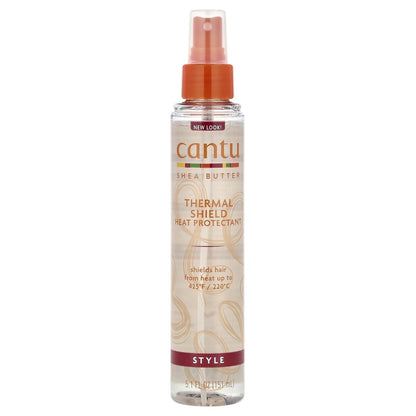 2-PACK CANTU Shea Butter Thermal Shield Hair Heat Protectant, 5.1 fl oz (151 ml)
