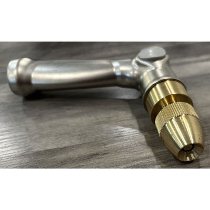 Professional 100% Heavy Duty Metal Garden Water Hose Nozzle w Thumb Control