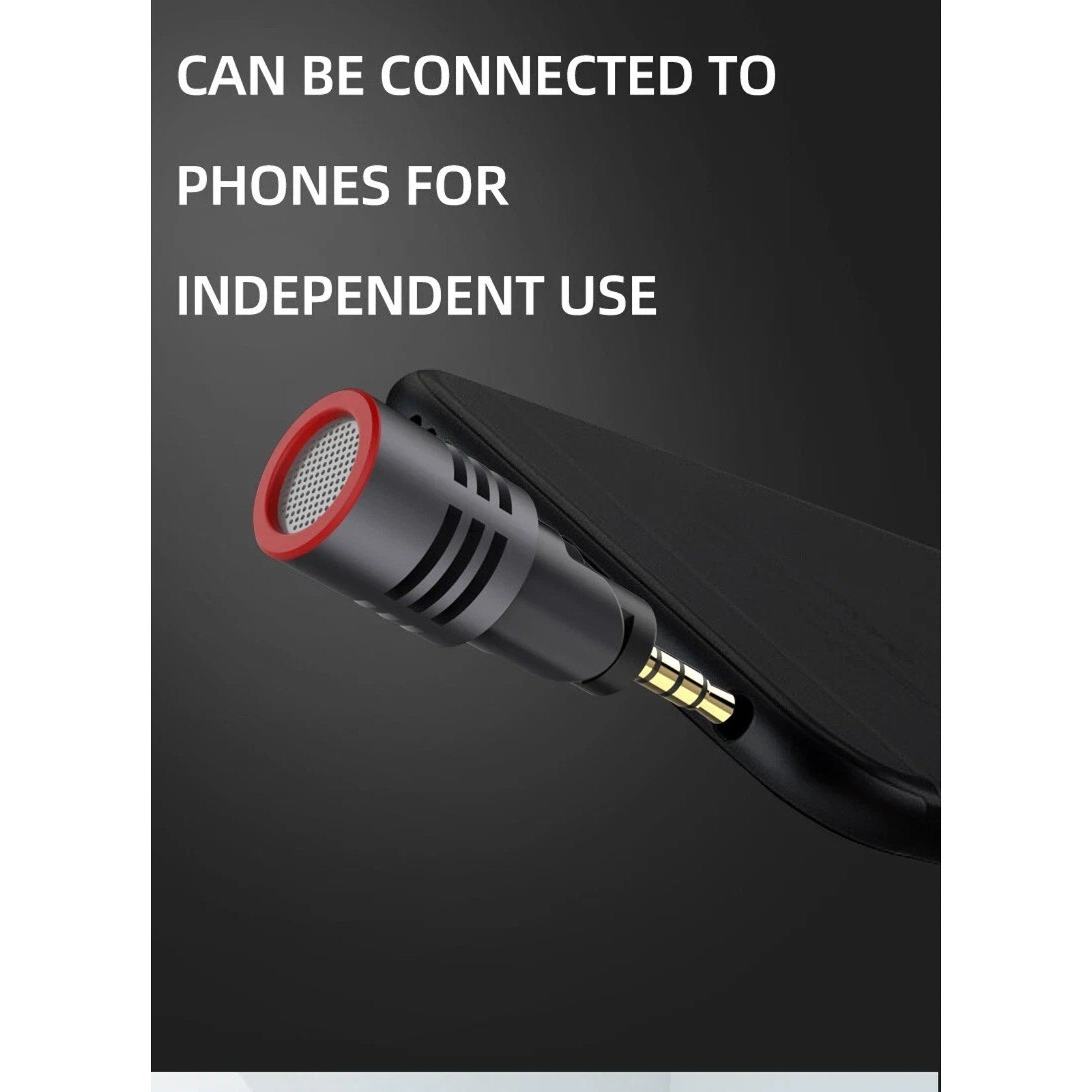 SabineTek Vlogmic+ SM-1 Unidirectional Plug-in Microphone for SmartMike+, Phones