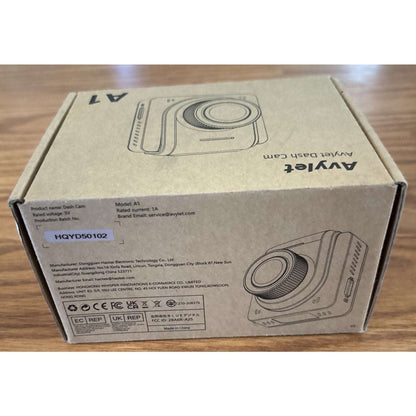 Avylet A1 Dash Cam WiFi 2K w/ APP, External GPS, WDR Night Vision, Loop Record +