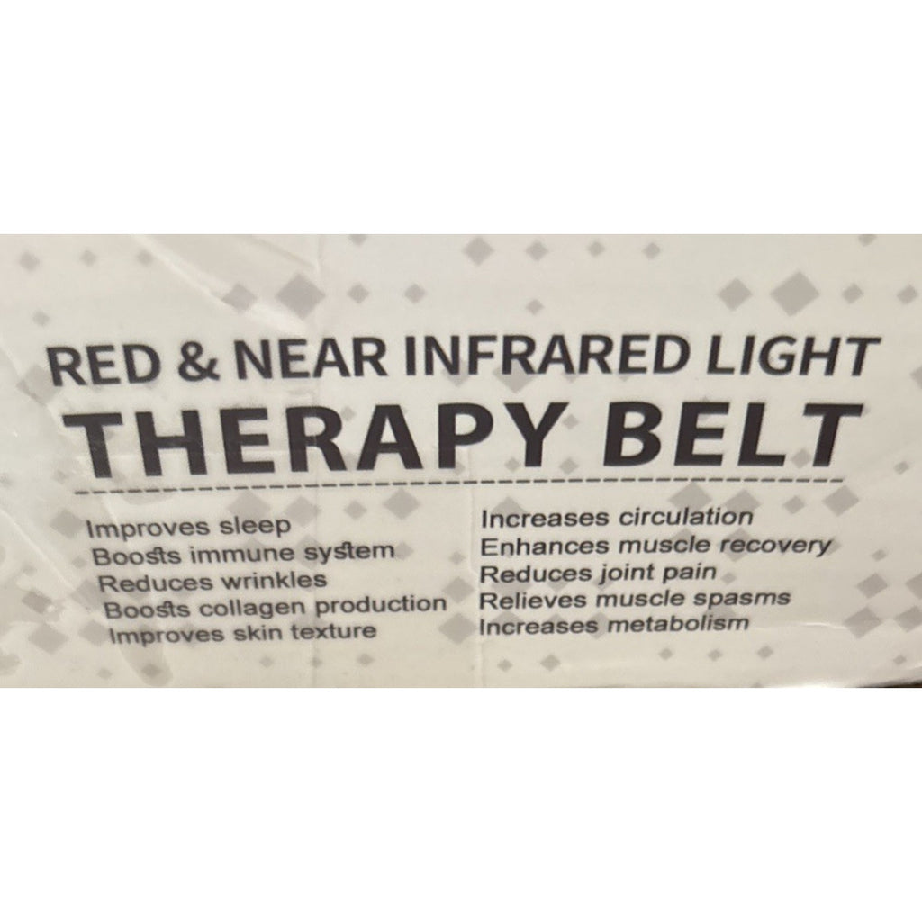 GMOWNW Red & Near Infrared Light XL Therapy Wrap Belt for Full Body Timer Remote