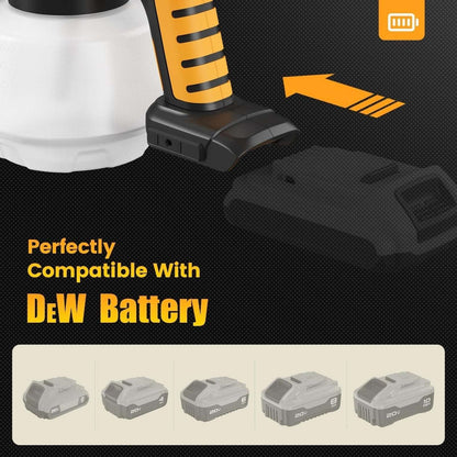 TREXEEN CORDLESS PAINT SPRAYER FOR DEWALT 20V MAX BATTERY(BATTERY NOT INCLUDED)