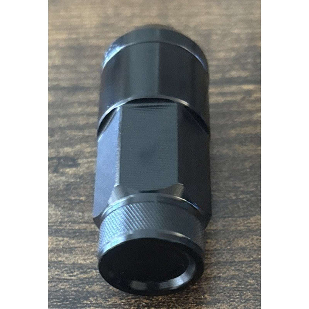 20PC Steel Anti-Theft Spline Closed End Lug Nuts M12X1.5 +Socket Black Wheel Rim