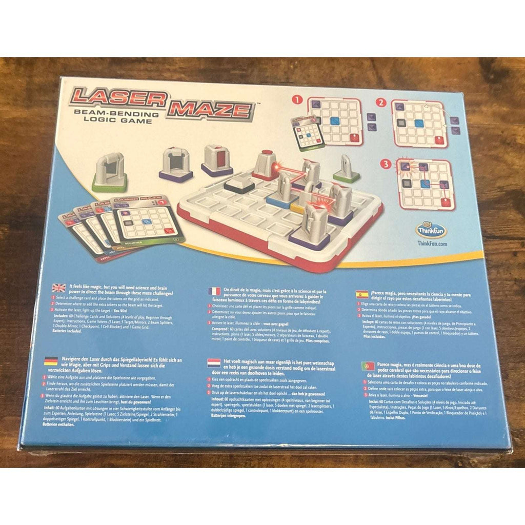 Think Fun Laser Maze Brain Game - STEM Award - Multi-Level Beginner to Expert