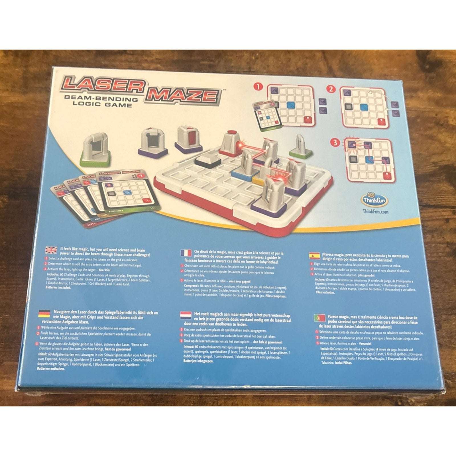 Think Fun Laser Maze Brain Game - STEM Award - Multi-Level Beginner to Expert