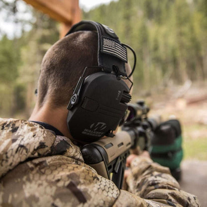 Walker's Razor Patriot Series Slim Shooting Electronic Folding Ear Muffs 23 dB