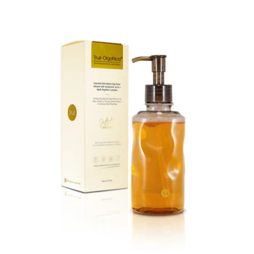 True-OrgaNica Anti-Aging Balancing Toner Hyaluronic Acid +Multi-Peptide Complex