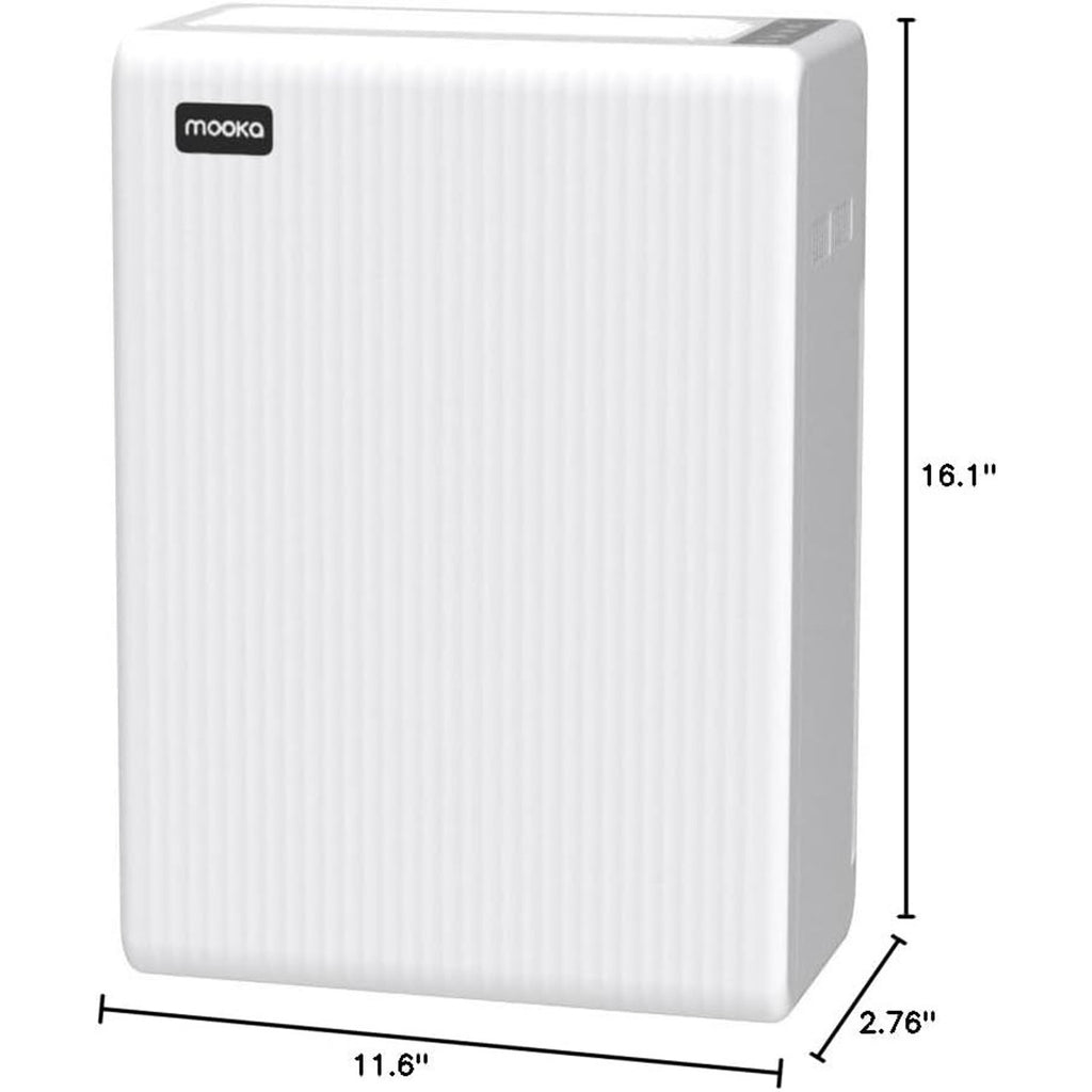 MOOKA H13 HEPA Air Purifier Whole House-2000SqFt Air Cleaner Allergies Pets Odor