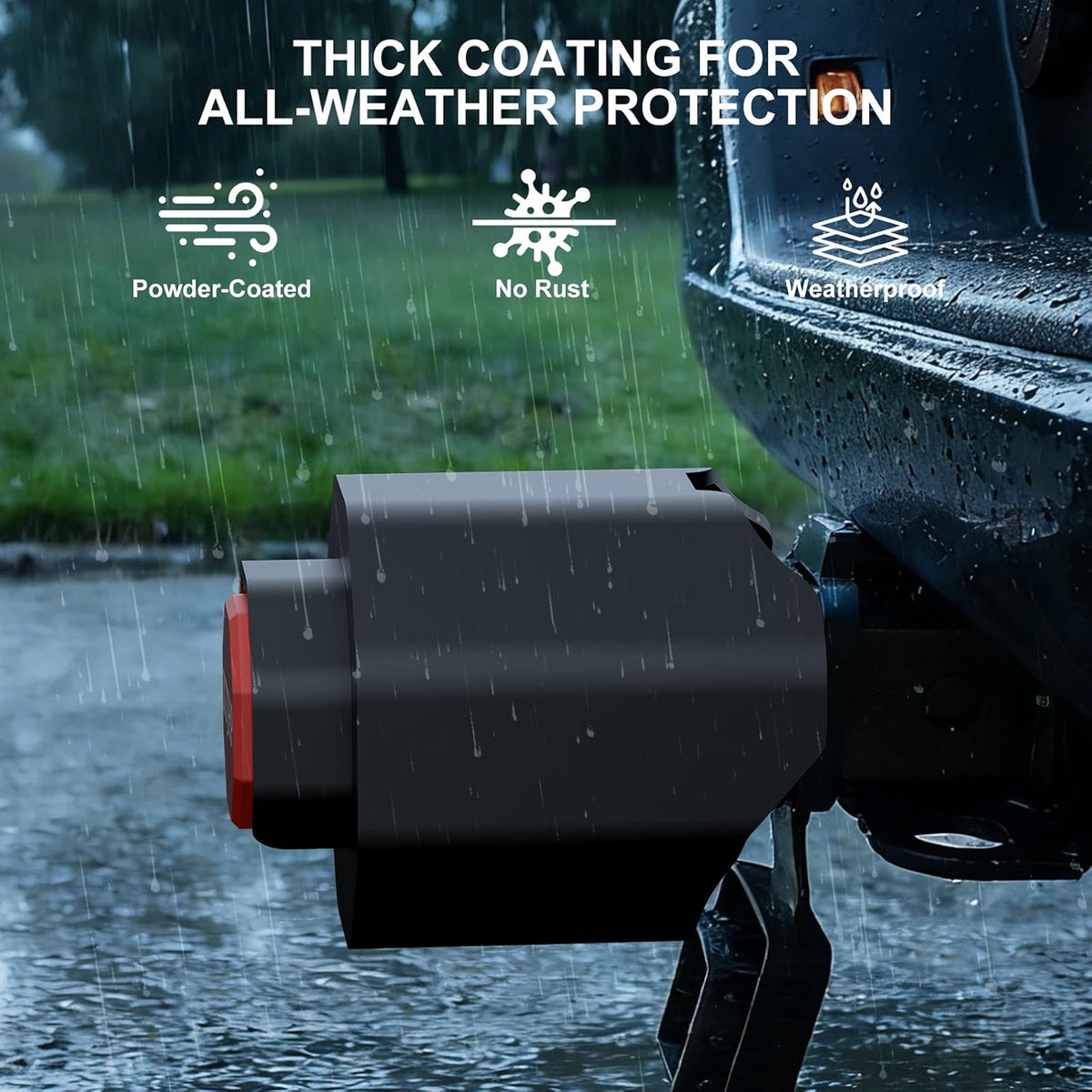 Trailer Coupler Lock Fits 2-5/16 Inch Couplers Heavy Duty Anti-Theft Hitch Lock