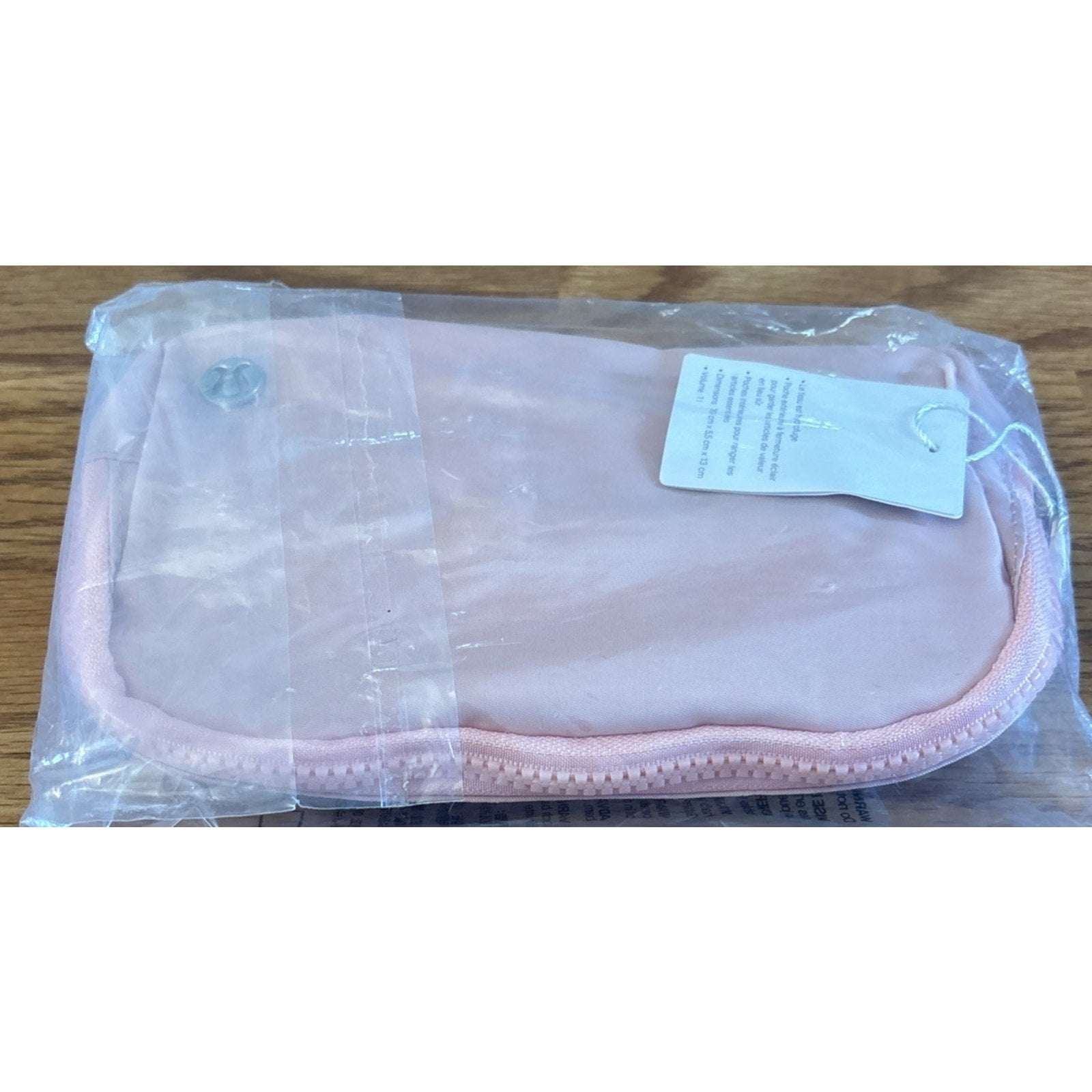 NWT Lululemon Everywhere Wordmark Crossbody Belt Bag Fanny Pack 1L Pink /Silver