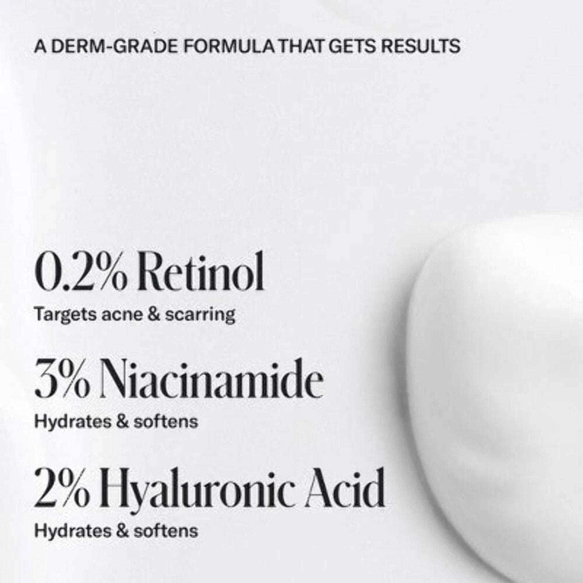 2x Geologie Clear System PM Skin Repair Resurfacing Moisturizer 0.2% Retinol 2oz