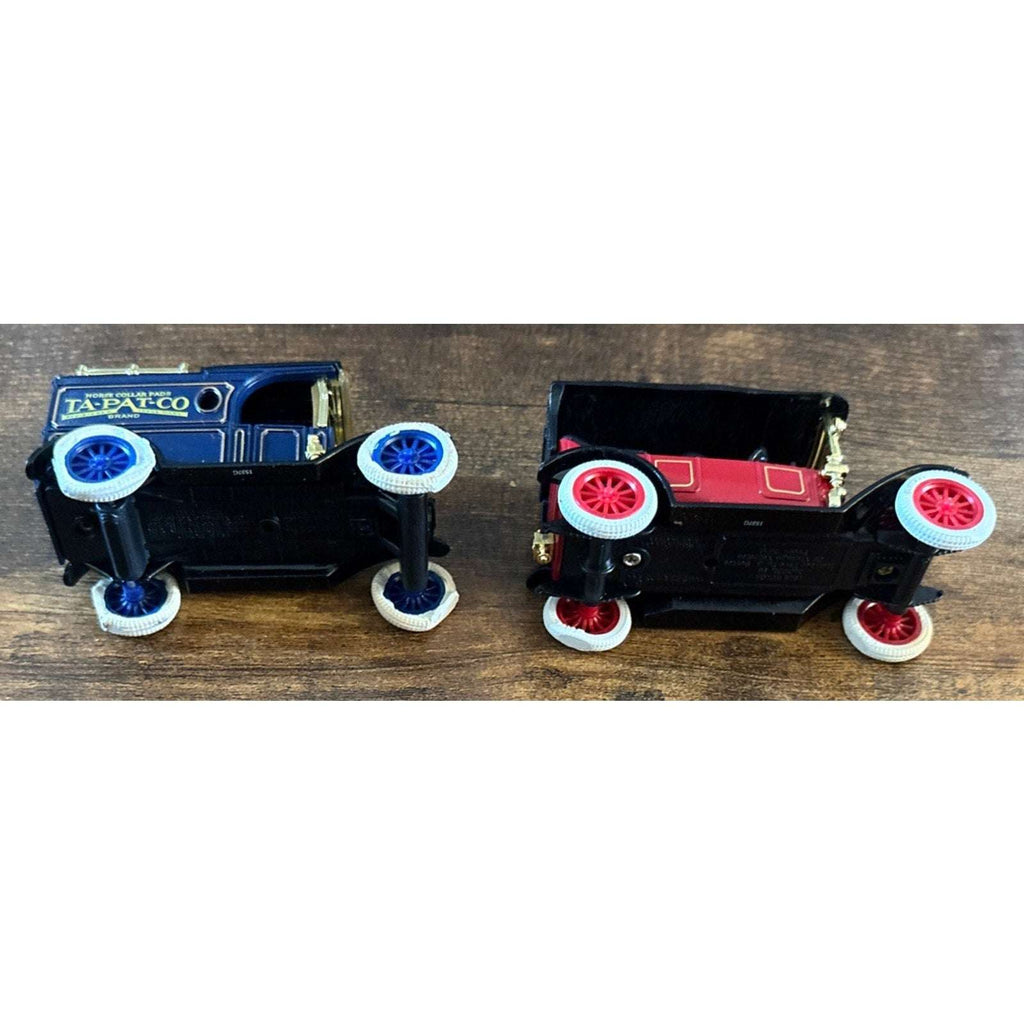 2 x ERTL Vtg VEHICLES 1/43 1912 BUICK Model 35 & 1913 Ford MODEL T VAN TA-PAT-CO