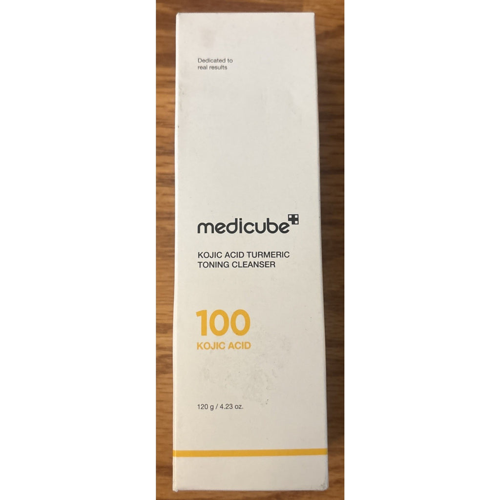 MEDICUBE Kojic Acid Turmeric Toning Cleanser, 4.23 oz New/Sealed EXP 12/2027