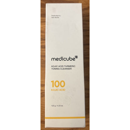 MEDICUBE Kojic Acid Turmeric Toning Cleanser, 4.23 oz New/Sealed EXP 12/2027