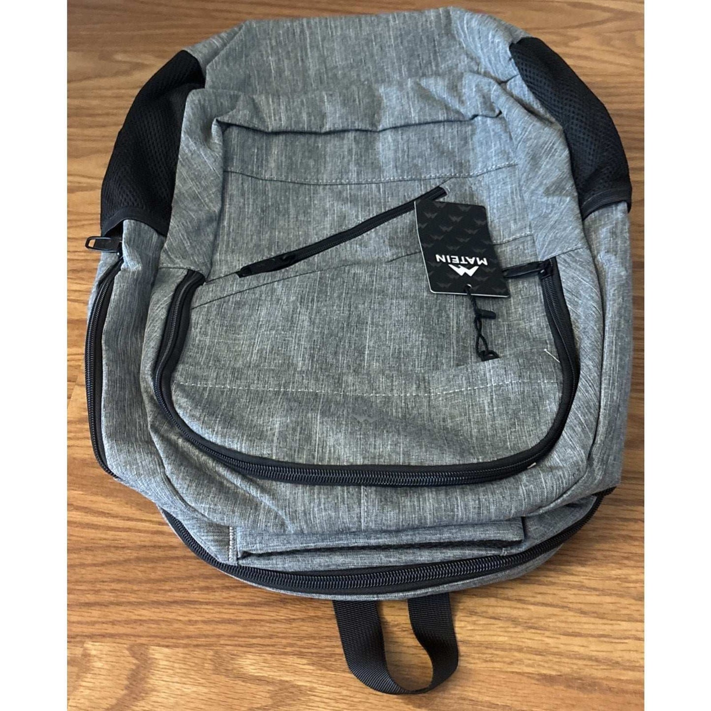 MATEIN 18.5 Inch Laptop TSA Approved Backpack, Extra Large Gray/Black w USB Port