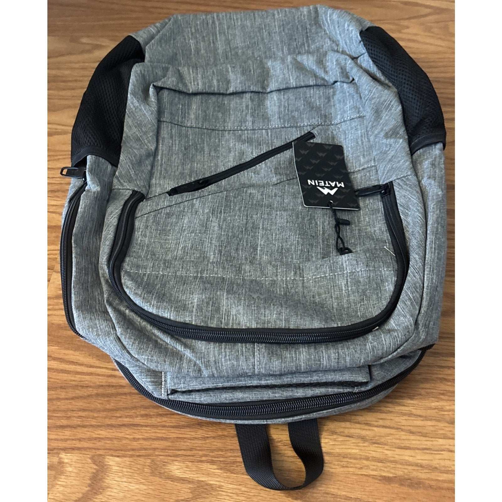MATEIN 18.5 Inch Laptop TSA Approved Backpack, Extra Large Gray/Black w USB Port