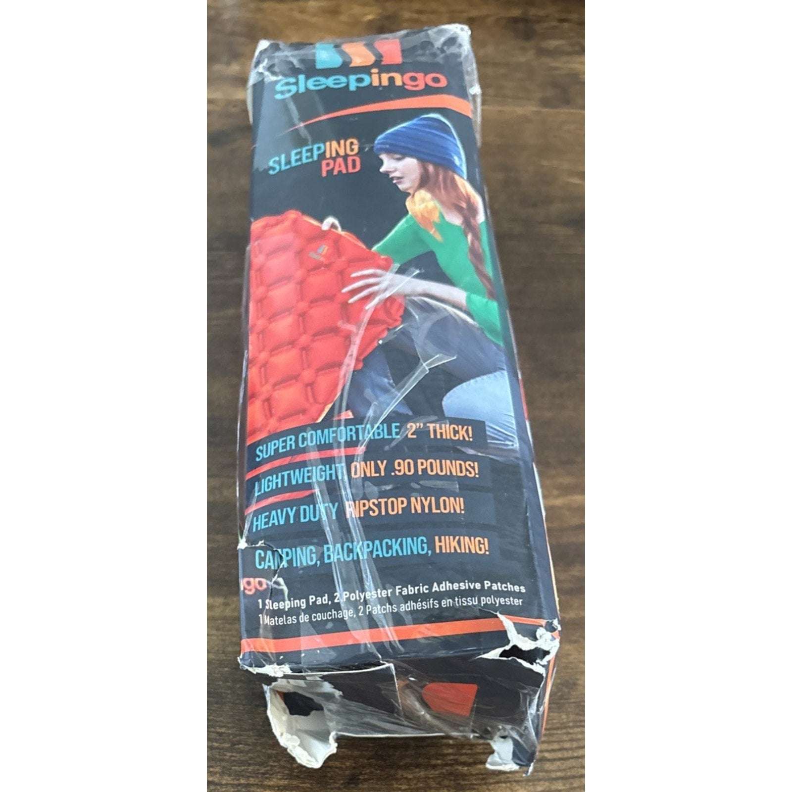 Sleepingo Sleeping Pad Ultralight Camping Waterproof Mat Inflatable Mattress RED