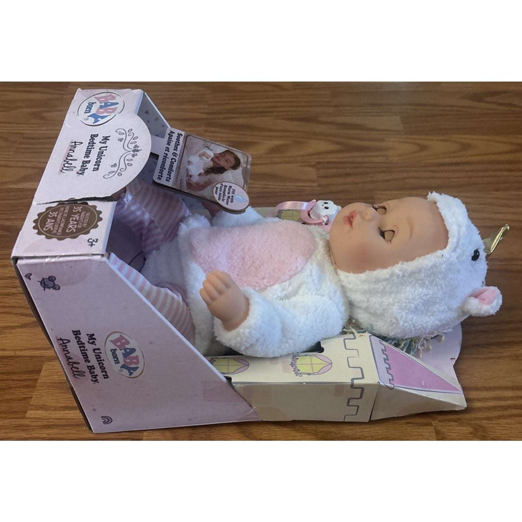 BABY born My Unicorn Bedtime Baby Annabell - Safe for Bath - Soothes & Comforts
