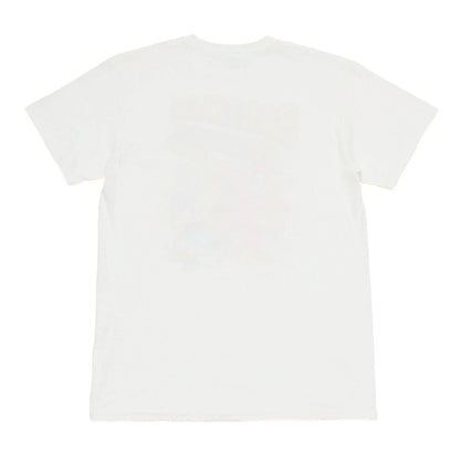 Simpsons - BARTMAN And RADIOACTIVE MAN • White Graphic T-Shirt Bart & Homer • L