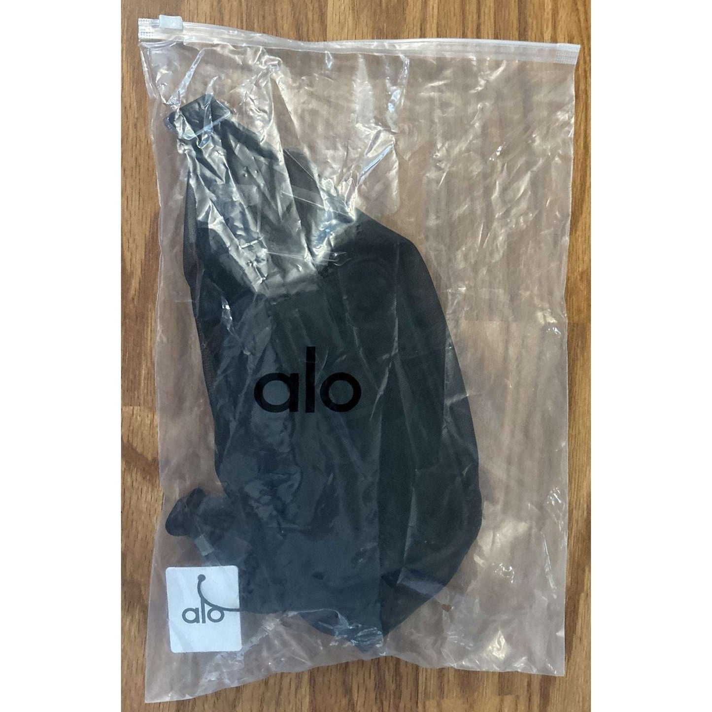 Alo Yoga Black Sheer Mesh Fanny Pack Belt Bag Crossbody
