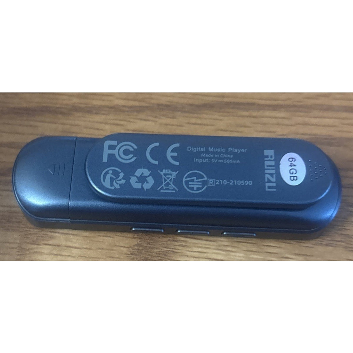 RUIZU 64GB USB-C MP3 Player Bluetooth 5.3, FM Radio & Clip Portable Music Player