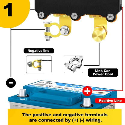 500A Remote Battery Disconnect Kill Switch 12V for Car Truck RV Heavy Duty Kit