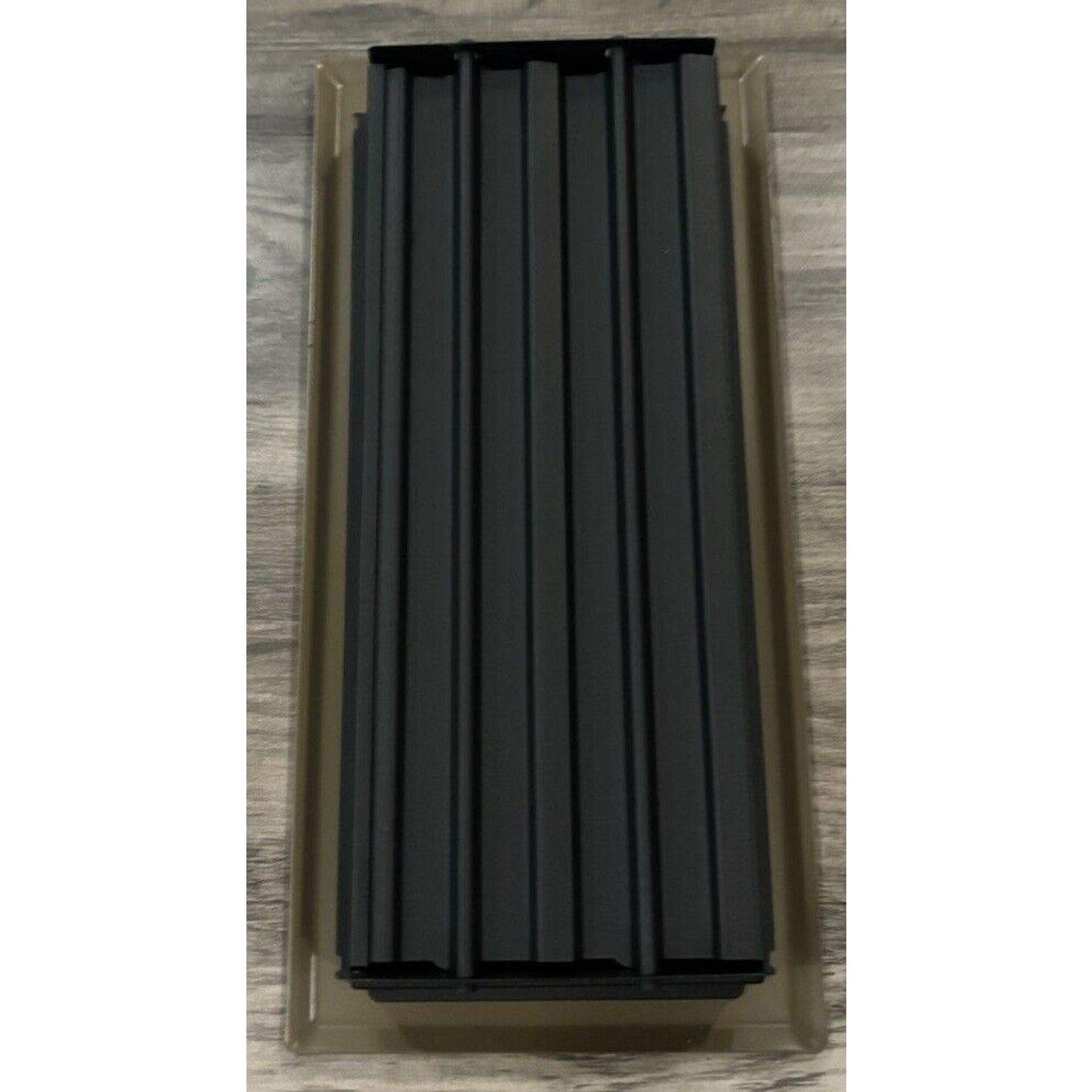 2-Pk 4" X 10" Floor Vent Registers Decorative Heavy Duty Floor Air Covers Bronze