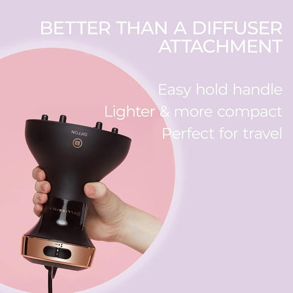 Bellissima Italia Diffon Hair Blow Dryer Diffuser for Curly Hair Rose Gold G5604