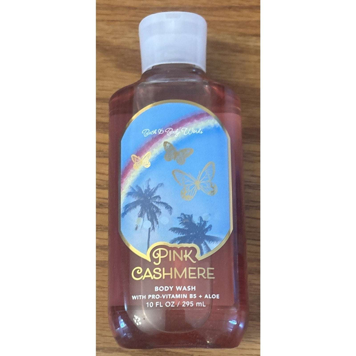 5PC Bath & Body Works Pink Cashmere Body Wash, Cream & Mist + Cookie Lip Scrub+