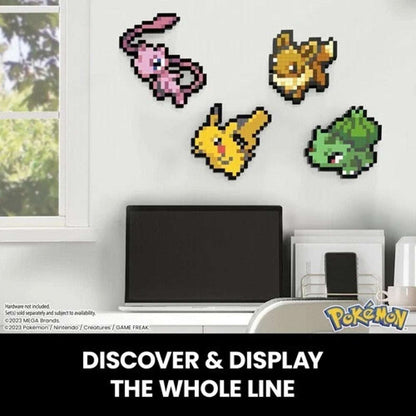 MEGA BLOKS Pokemon Mew Pixel Art 434 Piece Building Toy Set HWR80 - Retired 2025