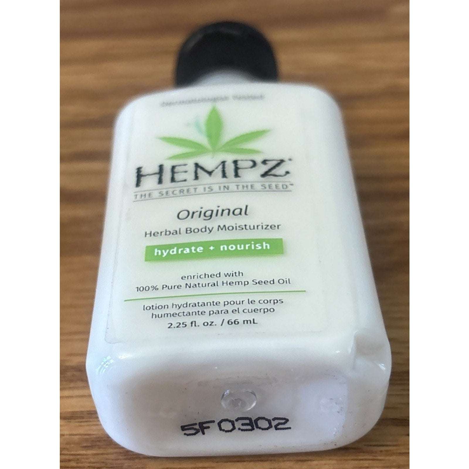 (4) Hempz Original 100% Pure Natural Herbal Moisturizer Lotion 2.25oz Travel